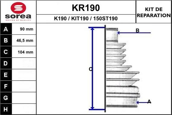 EAI KR190 - Putekļusargs, Piedziņas vārpsta ps1.lv