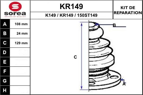 EAI KR149 - Putekļusargs, Piedziņas vārpsta ps1.lv