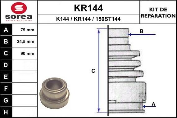 EAI KR144 - Putekļusargs, Piedziņas vārpsta ps1.lv