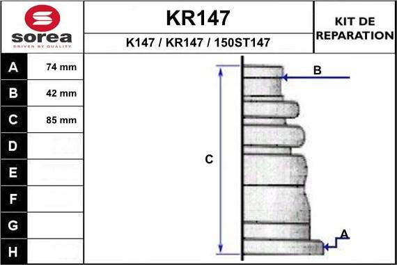 EAI KR147 - Putekļusargs, Piedziņas vārpsta ps1.lv