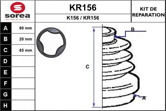 EAI KR156 - Putekļusargs, Piedziņas vārpsta ps1.lv