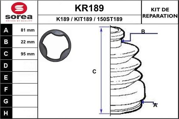 EAI KR189 - Putekļusargs, Piedziņas vārpsta ps1.lv