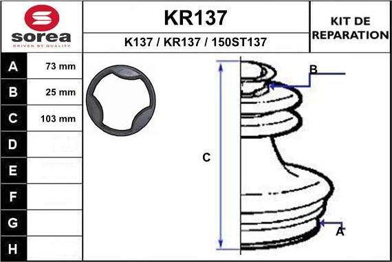 EAI KR137 - Putekļusargs, Piedziņas vārpsta ps1.lv