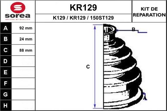 EAI KR129 - Putekļusargs, Piedziņas vārpsta ps1.lv