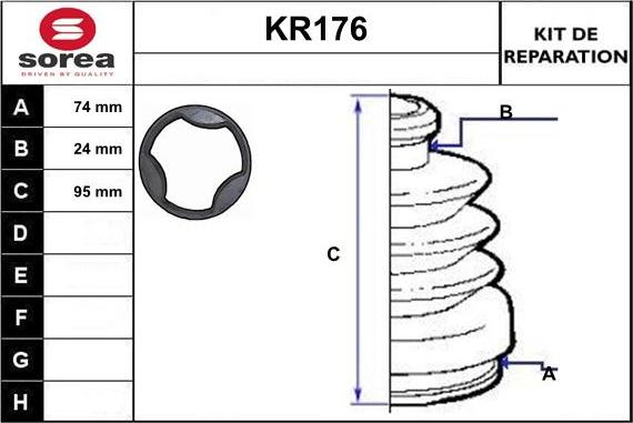 EAI KR176 - Putekļusargs, Piedziņas vārpsta ps1.lv