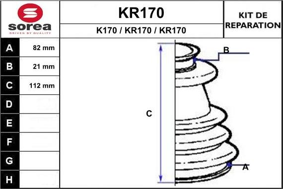 EAI KR170 - Putekļusargs, Piedziņas vārpsta ps1.lv