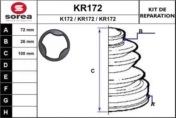 EAI KR172 - Putekļusargs, Piedziņas vārpsta ps1.lv