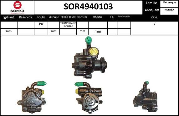 EAI SOR4940103 - Hidrosūknis, Stūres iekārta ps1.lv