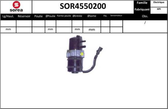 EAI SOR4550200 - Hidrosūknis, Stūres iekārta ps1.lv