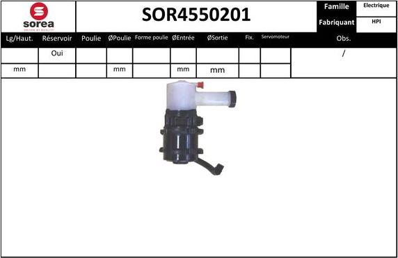 EAI SOR4550201 - Hidrosūknis, Stūres iekārta ps1.lv