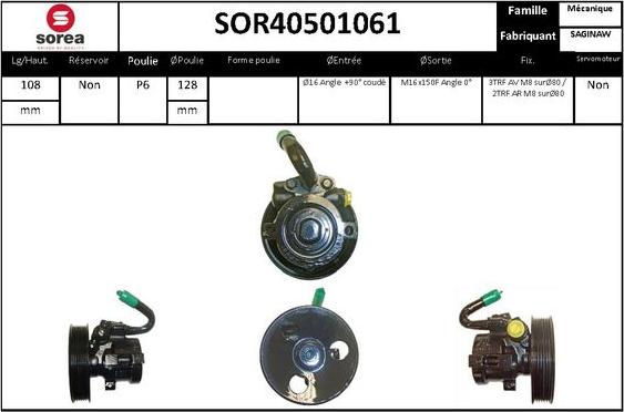 EAI SOR40501061 - Hidrosūknis, Stūres iekārta ps1.lv