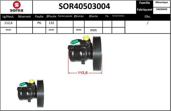 EAI SOR40503004 - Hidrosūknis, Stūres iekārta ps1.lv