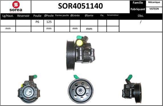 EAI SOR4051140 - Hidrosūknis, Stūres iekārta ps1.lv