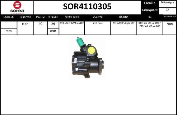 EAI SOR4110305 - Hidrosūknis, Stūres iekārta ps1.lv