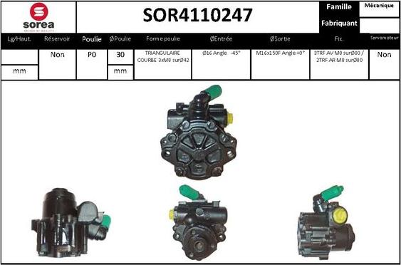 EAI SOR4110247 - Hidrosūknis, Stūres iekārta ps1.lv