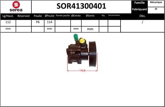 EAI SOR41300401 - Hidrosūknis, Stūres iekārta ps1.lv