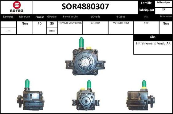 EAI SOR4880307 - Hidrosūknis, Stūres iekārta ps1.lv