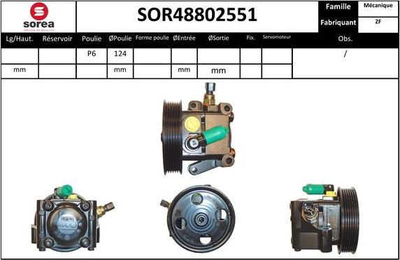 EAI SOR48802551 - Hidrosūknis, Stūres iekārta ps1.lv