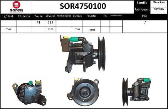 EAI SOR4750100 - Hidrosūknis, Stūres iekārta ps1.lv