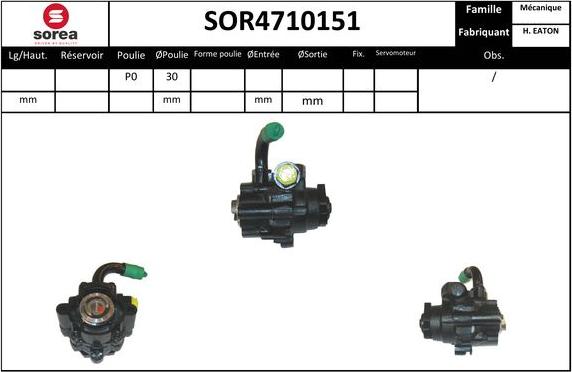 EAI SOR4710151 - Hidrosūknis, Stūres iekārta ps1.lv