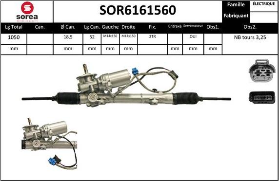 EAI SOR6161560 - Stūres mehānisms ps1.lv