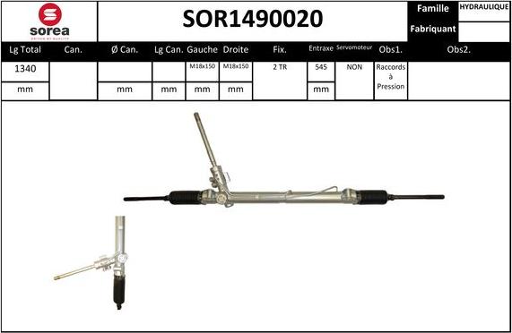 EAI SOR1490020 - Stūres mehānisms ps1.lv