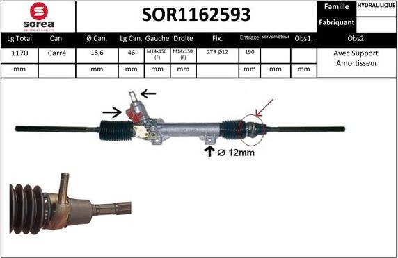 EAI SOR1162593 - Stūres mehānisms ps1.lv