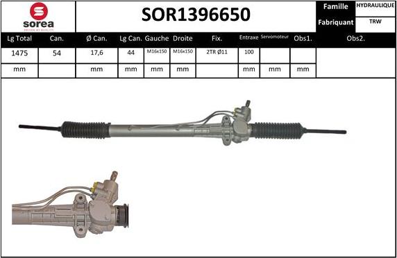 EAI SOR1396650 - Stūres mehānisms ps1.lv