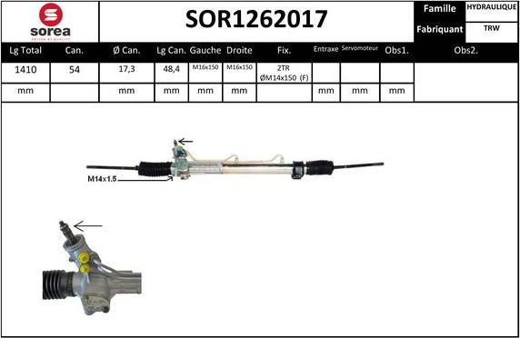 EAI SOR1262017 - Stūres mehānisms ps1.lv