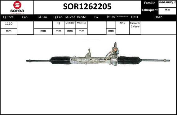 EAI SOR1262205 - Stūres mehānisms ps1.lv