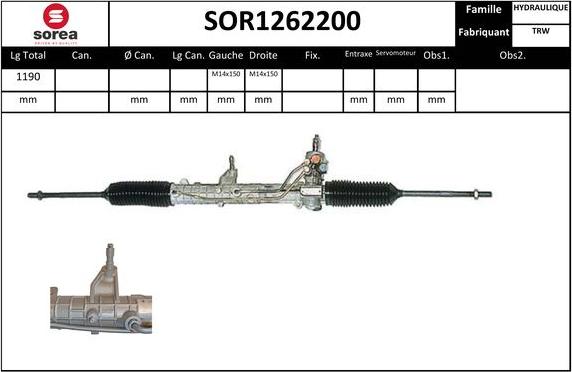 EAI SOR1262200 - Stūres mehānisms ps1.lv