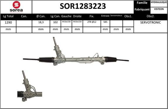 EAI SOR1283223 - Stūres mehānisms ps1.lv