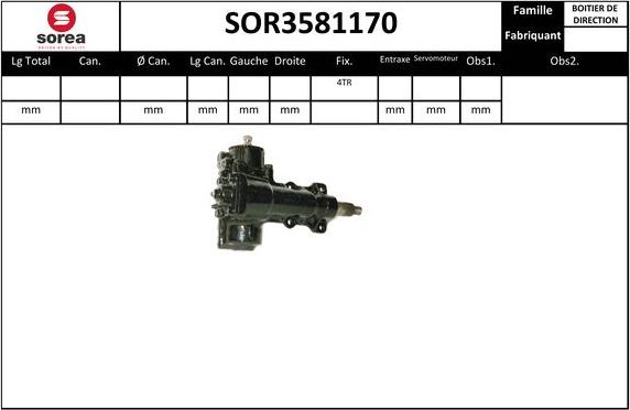 EAI SOR3581170 - Stūres mehānisms ps1.lv