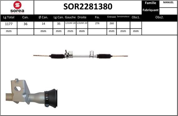 EAI SOR2281380 - Stūres mehānisms ps1.lv