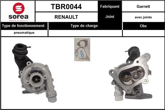 EAI TBR0044 - Kompresors, Turbopūte ps1.lv