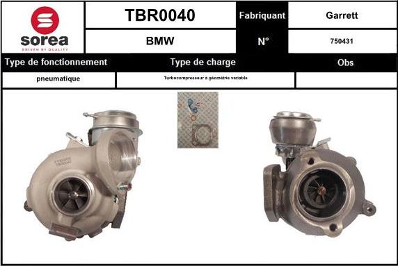 EAI TBR0040 - Kompresors, Turbopūte ps1.lv