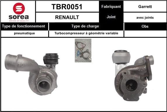 EAI TBR0051 - Kompresors, Turbopūte ps1.lv