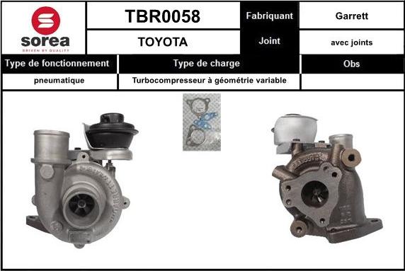 EAI TBR0058 - Kompresors, Turbopūte ps1.lv