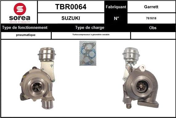 EAI TBR0064 - Kompresors, Turbopūte ps1.lv