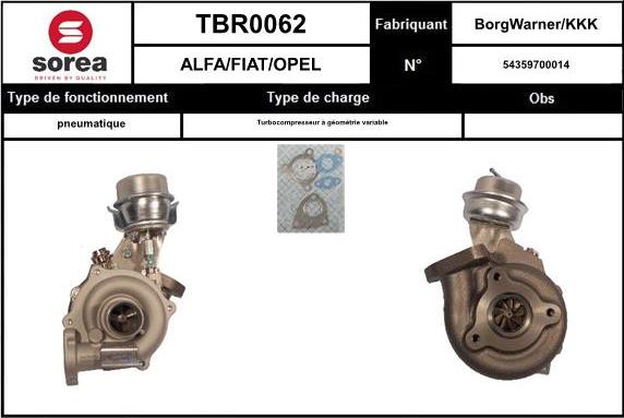 EAI TBR0062 - Kompresors, Turbopūte ps1.lv