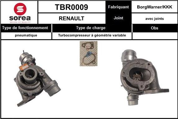 EAI TBR0009 - Kompresors, Turbopūte ps1.lv