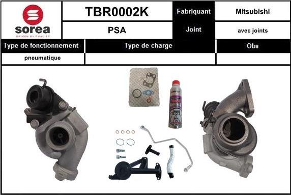 EAI TBR0002K - Kompresors, Turbopūte ps1.lv