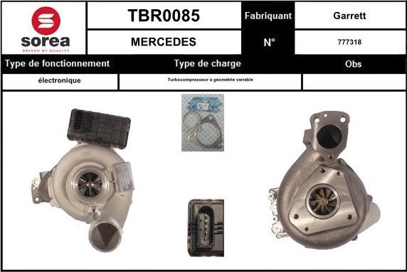 EAI TBR0085 - Kompresors, Turbopūte ps1.lv