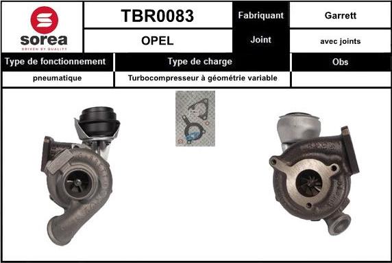 EAI TBR0083 - Kompresors, Turbopūte ps1.lv