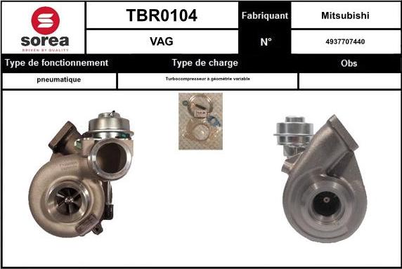 EAI TBR0104 - Kompresors, Turbopūte ps1.lv