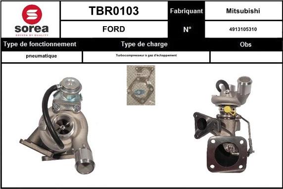 EAI TBR0103 - Kompresors, Turbopūte ps1.lv