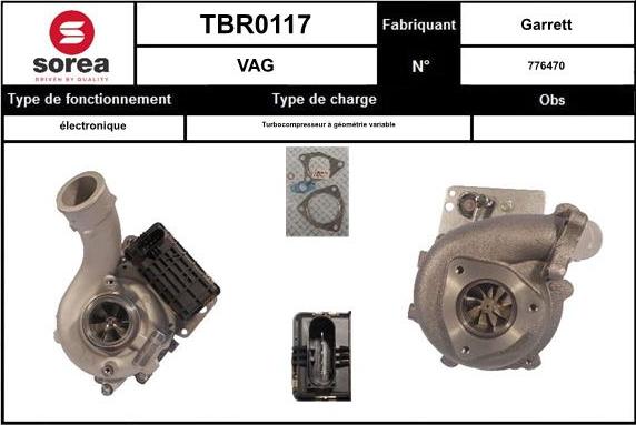 EAI TBR0117 - Kompresors, Turbopūte ps1.lv