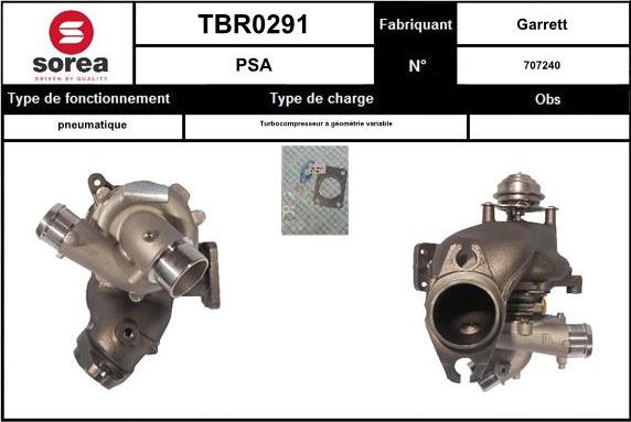 EAI TBR0291 - Kompresors, Turbopūte ps1.lv