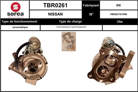 EAI TBR0261 - Kompresors, Turbopūte ps1.lv