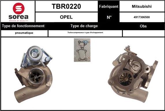 EAI TBR0220 - Kompresors, Turbopūte ps1.lv